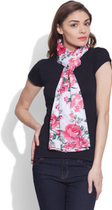 Very Me Floral Print Cotton Voile Women's Scarf