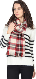 FabSeasons Checkered Woolen Women's Scarf