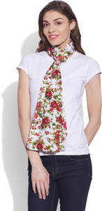 Very Me Floral Print Cotton Voile Women's Scarf