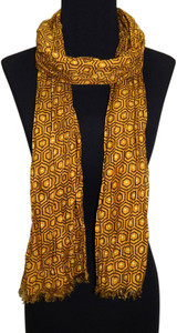Bollywood Accessory Geometric Print Polyester Girls Scarf