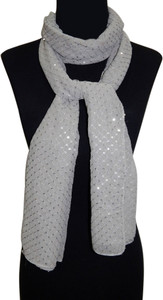 Bollywood Accessory Embellished Georgette Girls Scarf