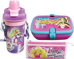 Barbie special pencil box tiffin box water bottles combo set new arrivals