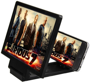 Rissachi 3D Magnifier Glass Enlarge Screen Mobile Holder