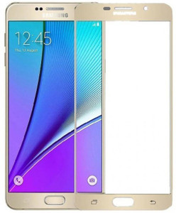 Max Pro Tempered Glass Guard for Samsung Galaxy A9 Pro Gold Full