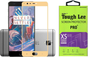 Tough Lee Tempered Glass Guard for Oneplus 3T (5.5 inch, Gold) (Full Edge Cover)