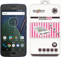 CareFone Tempered Glass Guard for Motorola Moto G5 Plus