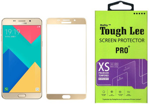 Tough Lee Tempered Glass Guard for Samsung Galaxy A9 Pro (6 inch, Gold)