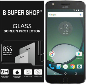 B SUPER SHOP Tempered Glass Guard for Motorola Moto Z Play