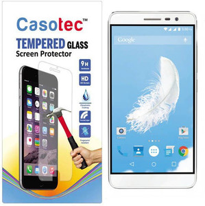 Casotec Tempered Glass Guard for Lava Fuel F1