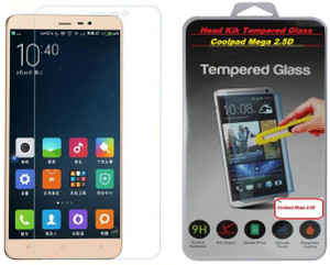 Head Kik Tempered Glass Guard for Coolpad Mega 2.5D