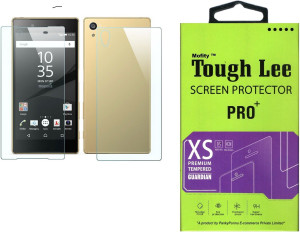 Tough Lee Tempered Glass Guard for Sony Xperia Z1 (5 inch, Transparent) (Front and Back)