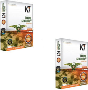 K7 Total security 2 Pc 1year 1 Installation cd 2 Serial Keys ...