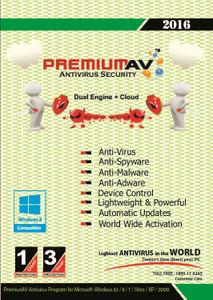 PremiumAV Antivirus 2016 1 User 3 Year Best Price in India ...