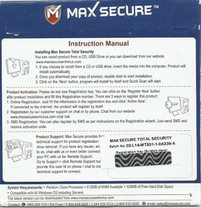Max Secure Total Security Antivirus Best Price in India | Max ...