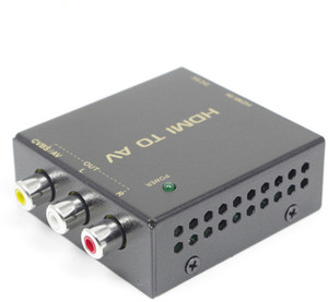 MX HDMI input to AV Coaxial Audio Video 3 RCA Converter Media