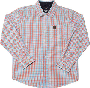 Allen Solly Junior Boys Checkered Casual Red Shirt Best Price In