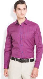 Mark Taylor Men's Checkered Casual Red, Blue Shirt
