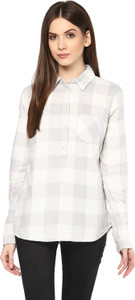 Mayra Women's Checkered Casual Multicolor Shirt