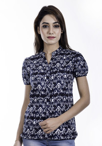 Amadore Women's Printed Casual Multicolor Shirt
