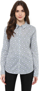 Mayra Women's Printed Casual Multicolor Shirt