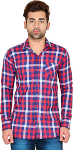 LIME TIME Men's Checkered Casual Multicolor Shirt