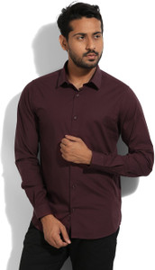Solid Formal Purple Shirt 