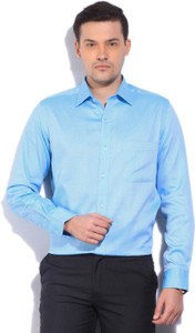 Arrow Men's Solid Formal Blue Shirt