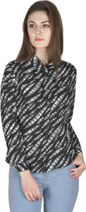 Alfa Fashion Women's Printed Casual Multicolor Shirt