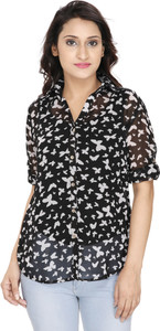 2 Day Women's Printed Casual Multicolor Shirt