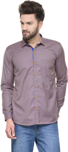 Being Fab Men's Checkered Casual Multicolor Shirt