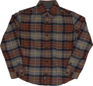 Indian Terrain Boys Checkered Casual Grey Red Brown Shirt Best