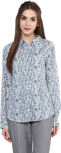 Mayra Women's Printed Casual Multicolor Shirt