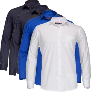 Feed Up Men's Solid Casual Multicolor Shirt