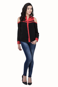 Triraj Women's Solid Casual Multicolor Shirt
