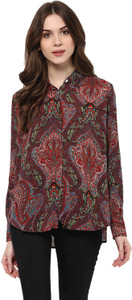 Mayra Women's Printed Casual Multicolor Shirt
