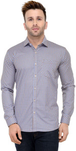 Being Fab Men's Checkered Casual Multicolor Shirt