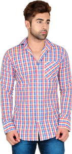 Lime Time Men's Checkered Casual Multicolor Shirt