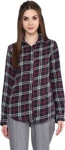 Mayra Women's Checkered Casual Multicolor Shirt