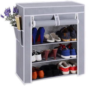 Pindia 4 Layer Design Rack Organizer Polyester Shoe Cabinet
