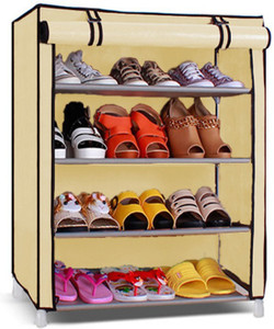 Pindia 4 Layer Design Rack Organizer Polyester Shoe Cabinet