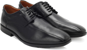 CLARKS Glenrise Over Black Leather Lace Up For Men Buy BLACK Color CLARKS Glenrise Over Black Leather Lace Up For Men Online at Best Price Shop Online for Footwears in