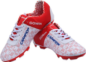 Gowin Champion White/Red Football Shoes