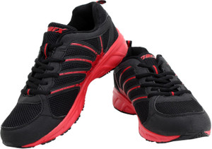 Sparx Stylish Black Red Running Shoes 