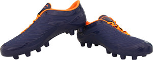 nivia dominator football shoes for men(blue, orange)