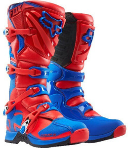 Fox racing boots red sales