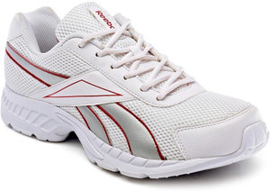 Reebok white and red running shoes outlet