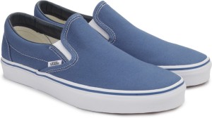 vans blue loafers