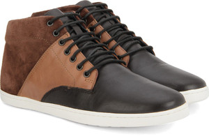 Lp Louis Philippe Mid Ankle Sneakers Brown Best Price In India