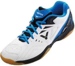 Victor SH-A170 Badminton Shoe (White/blue) Badminton Shoes
