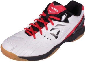 Victor SH-A170 Badminton Shoe (White/Red) Badminton Shoes